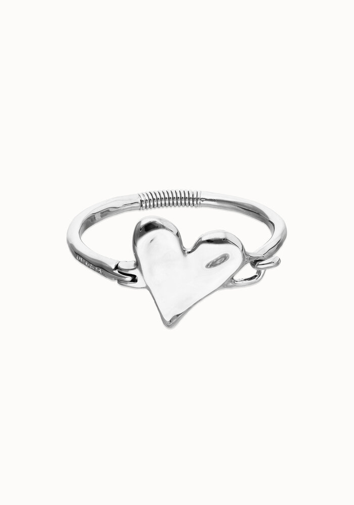 Uno de 50 Bangle Bracelet With Heart Detail PUL2639MTL