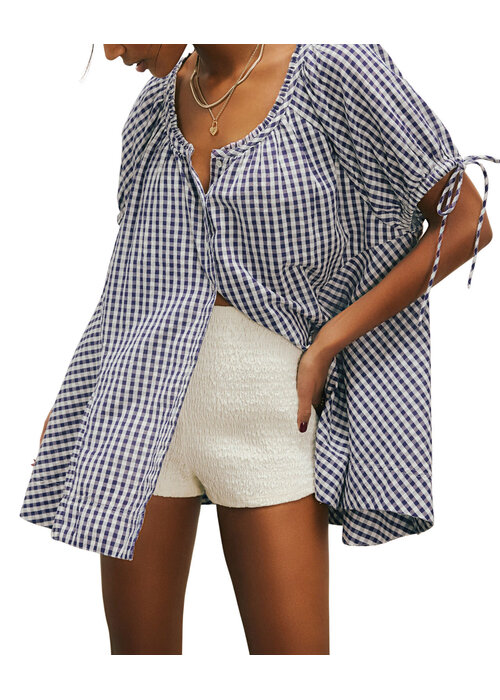 Free People Farley Gingham Tunic