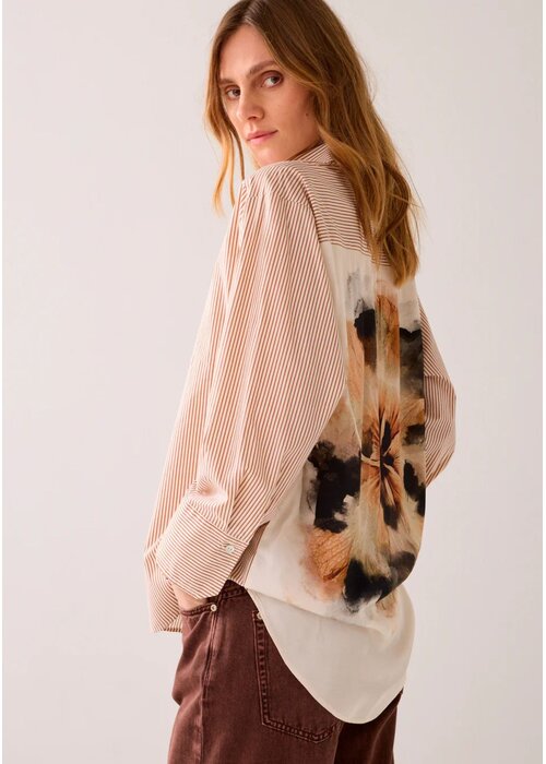 SUMMUM WOMAN Summum Big Flower Blouse 2S3464