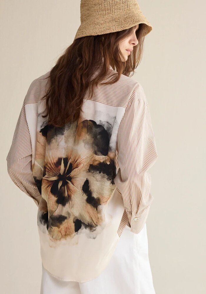 Summum Big Flower Blouse 2S3464