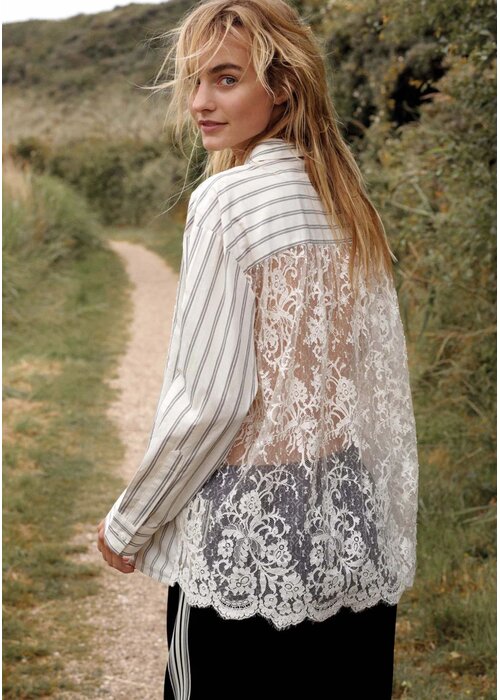 SUMMUM WOMAN Summum Stripe Blouse 2S3364