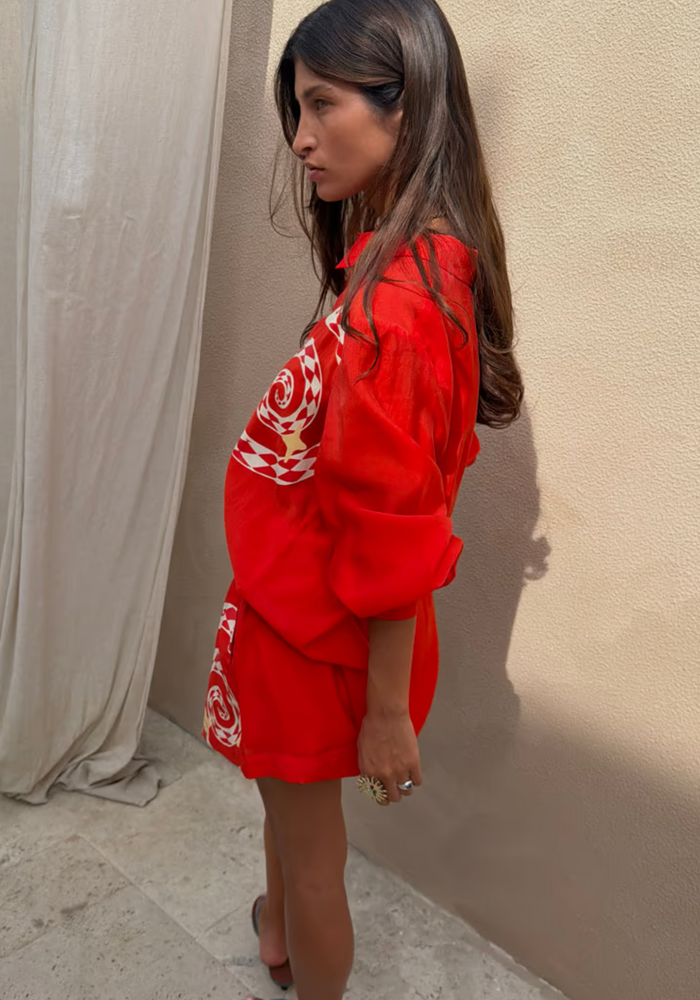 Never Fully Dressed Red Snake Miley Shirt