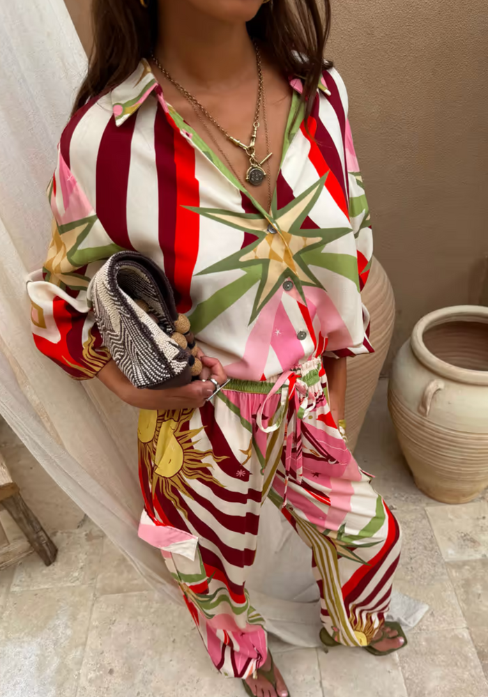 Never Fully Dressed Cirque Miley Pattern Shirt