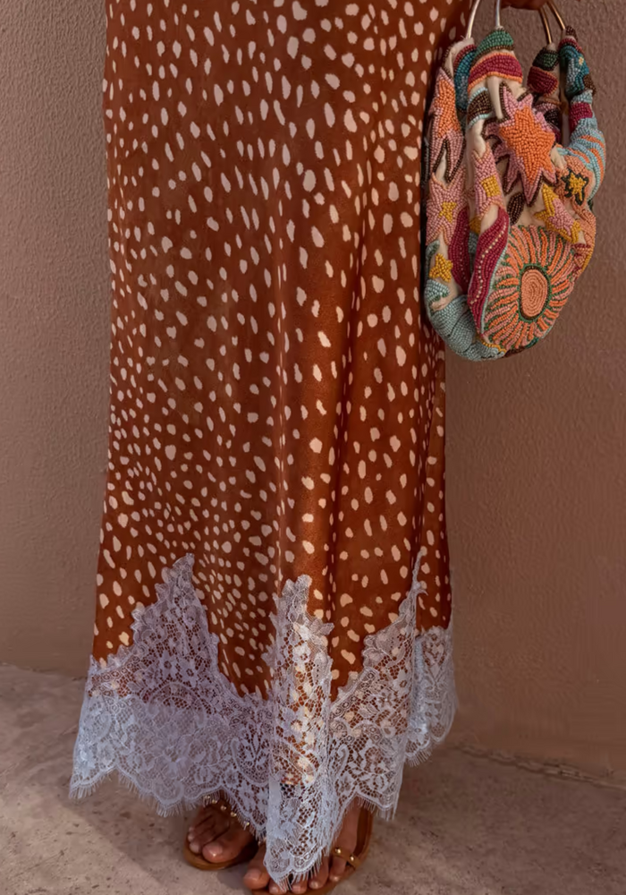 Never Fully Dressed Fawn Print Maeva Skirt