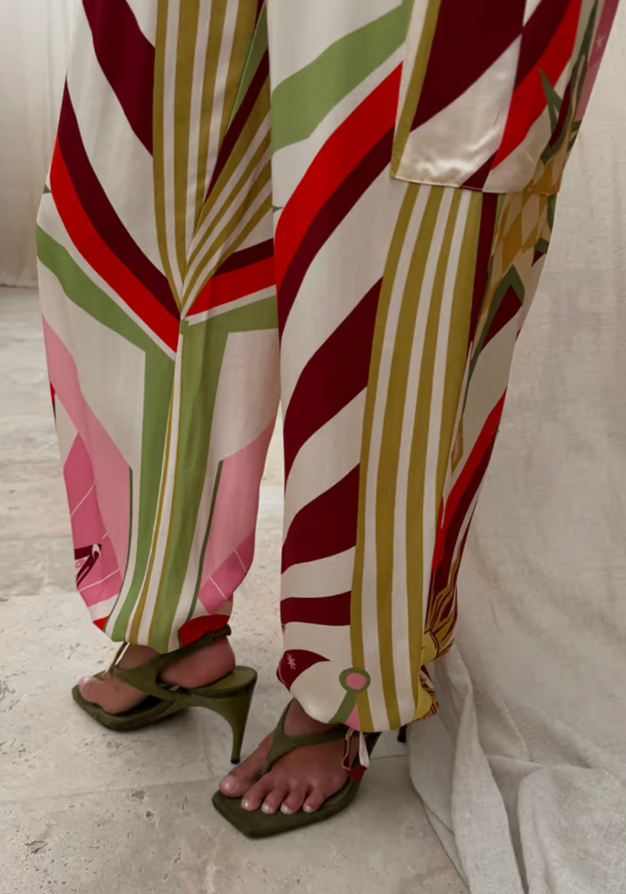 Never Fully Dressed Cirque Cargo Pattern Trousers