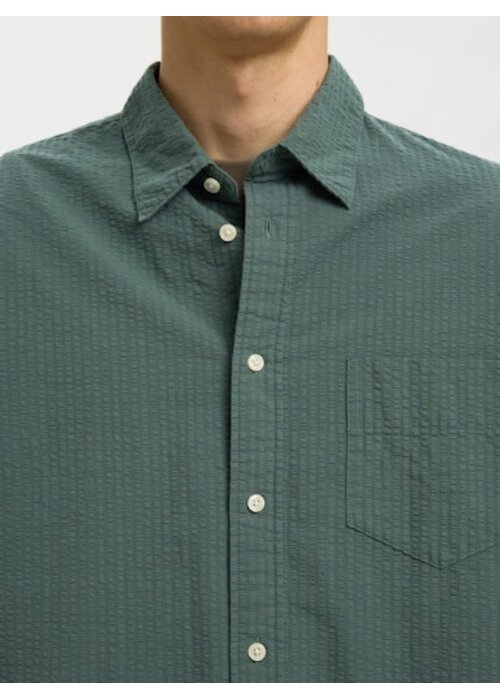 SELECTED HOMME Selected Homme Freddie Seersucker Shirt