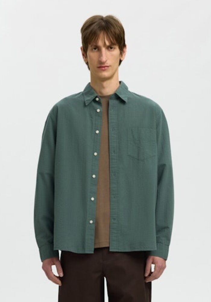 Selected Homme Freddie Seersucker Shirt