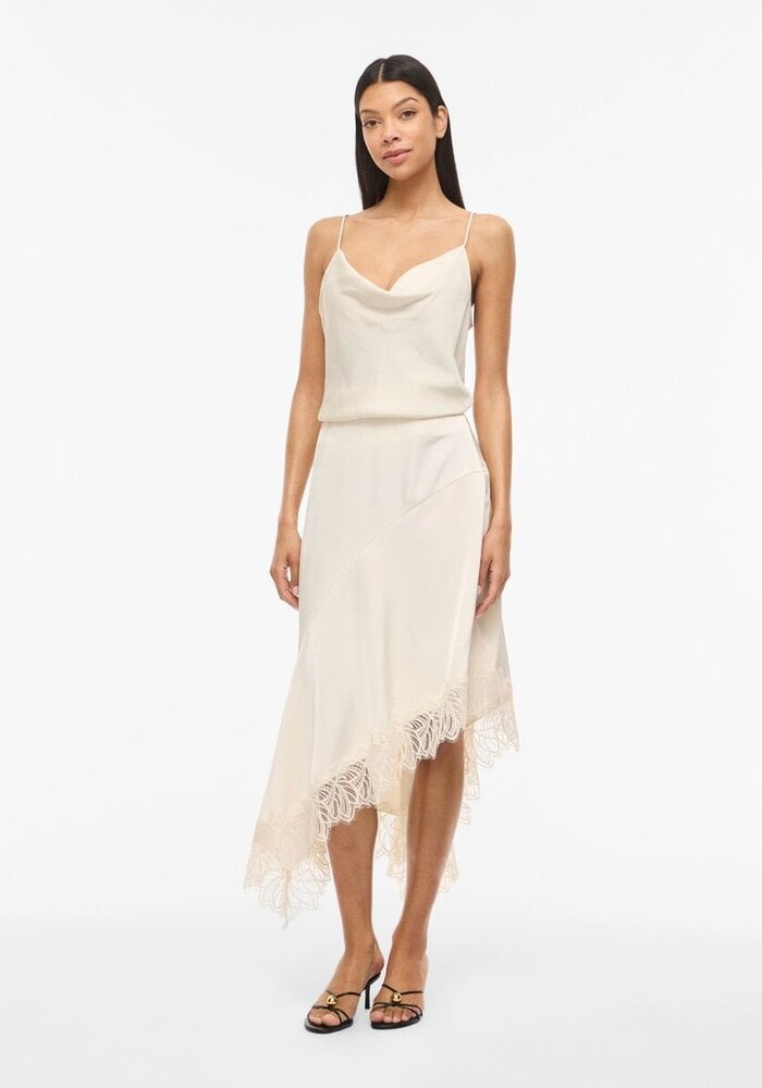 Vila Vilea Hi Lo Lace Skirt