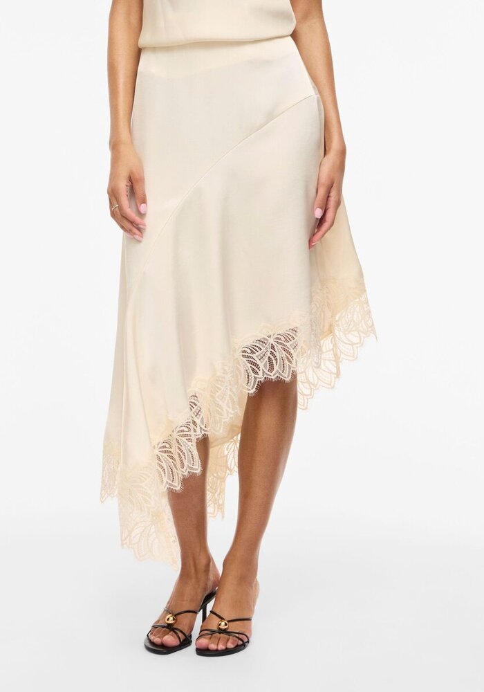 Vila Vilea Hi Lo Lace Skirt