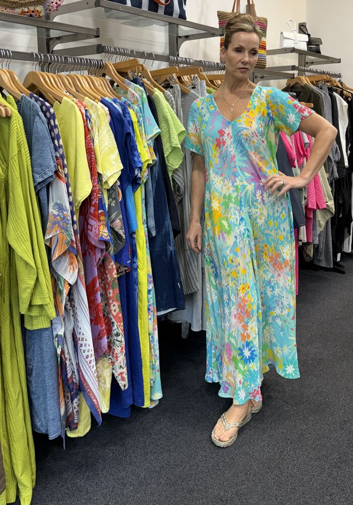 Sahara Dreamy Floral Oasis Maxi Dress