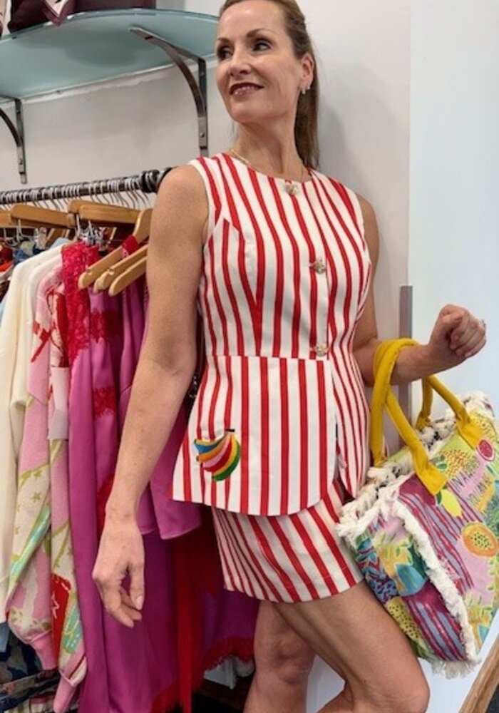 Never Fully Dressed Stripe Elissa Shorts