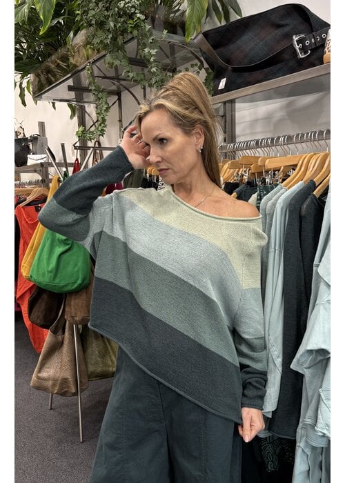 RUNDHOLZ BLACK LABEL Rundholz Black Label Four Colour Knit 3720709