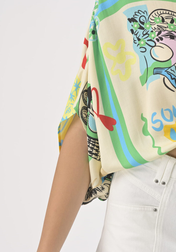 Orfeo Paris Serena Print Shirt