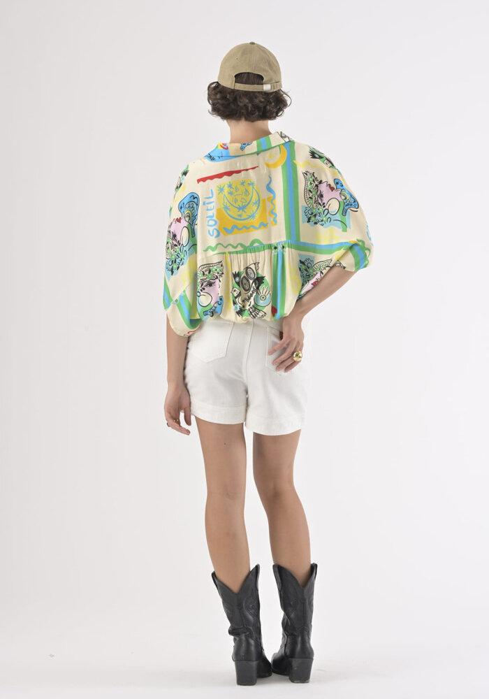Orfeo Paris Serena Print Shirt