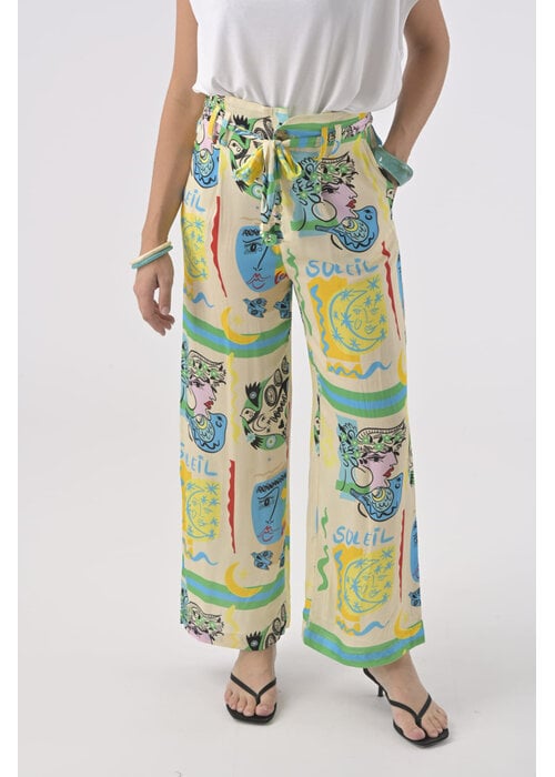 ORFEO PARIS Orfeo Paris Nami Print Trousers