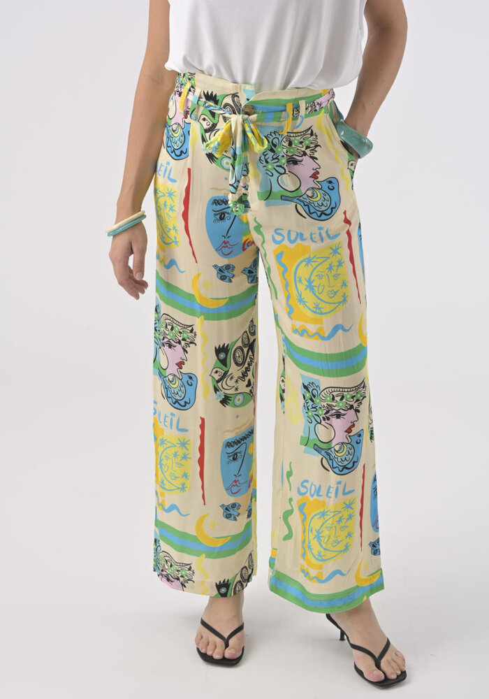 Orfeo Paris Nami Print Trousers