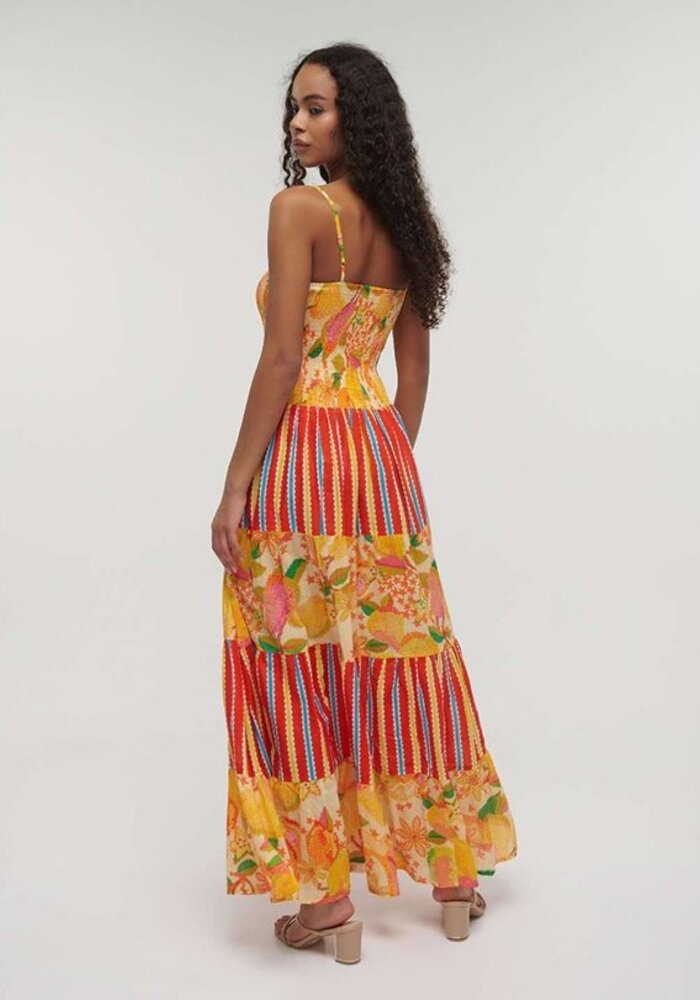 BLE Rouched Top Maxi Dress 541-195-0030