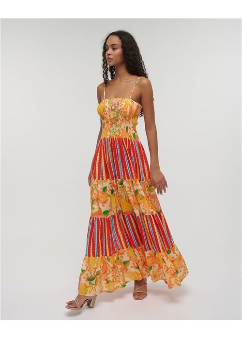 BLE Rouched Top Maxi Dress 541-195-0030