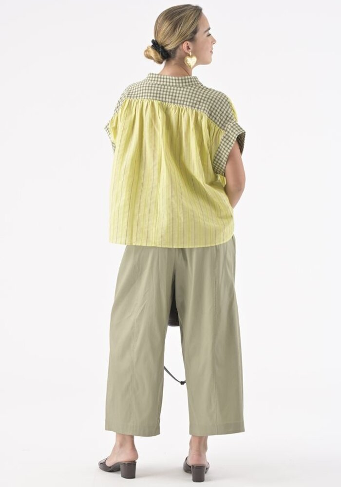 Orfeo Paris Sabrina Pull On Wide Leg Trousers