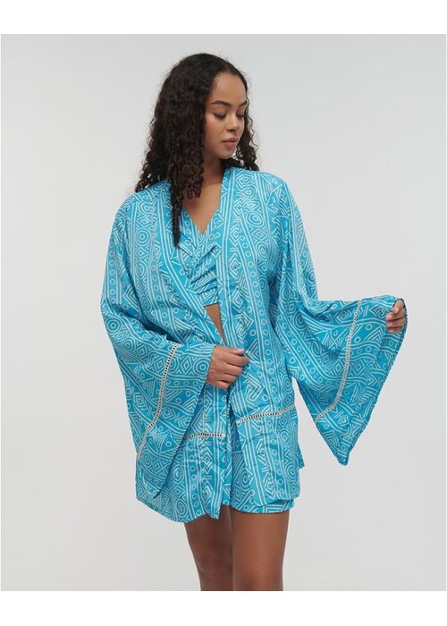 BLE BLE Aztec Kimono 541-348-1204