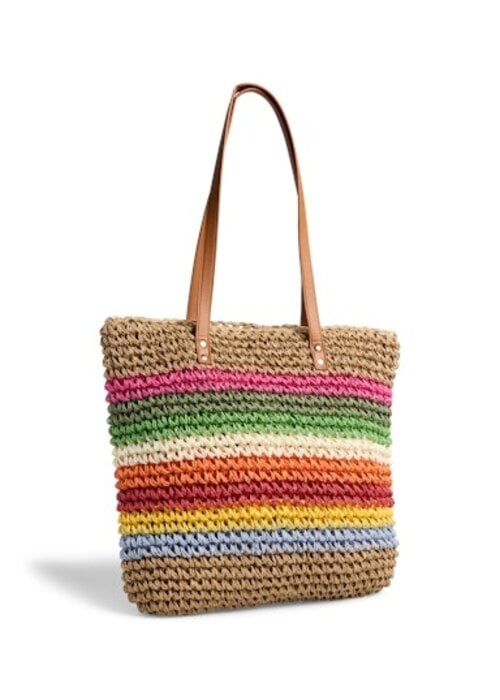PIECES Pieces Kiki Shopper Straw Bag
