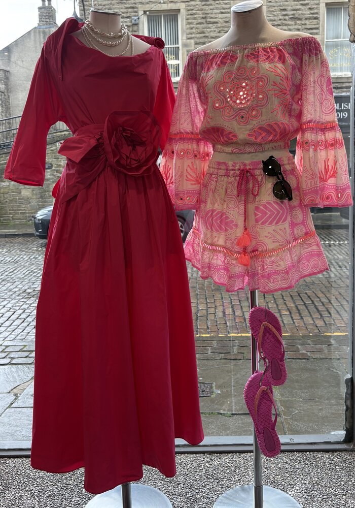 BIZE BK8400 Dress With Bow Belt