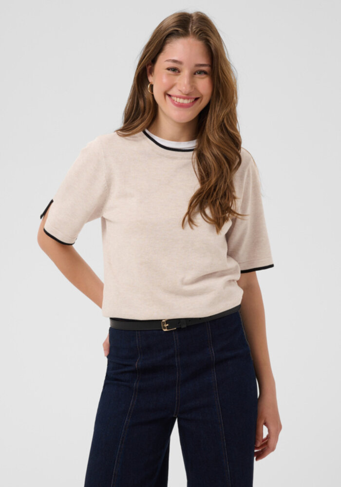 Saint Tropez Mila Contrast Pullover