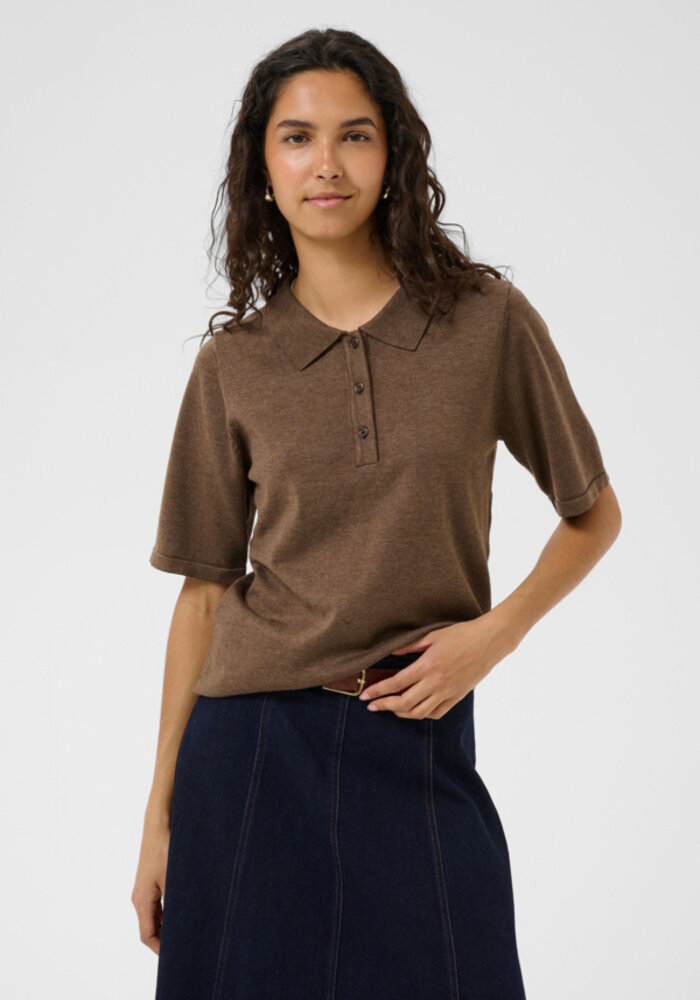 Saint Tropez Mila Short Sleeve Collar Polo Shirt