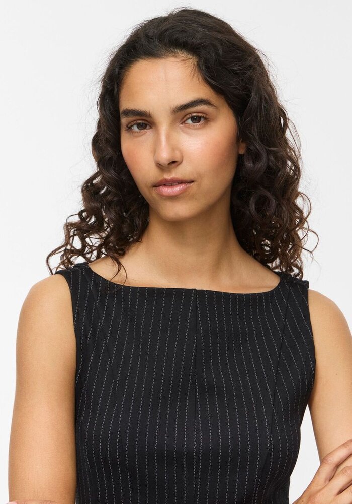 Vila Vimastriba Stripe Boat Neck Top