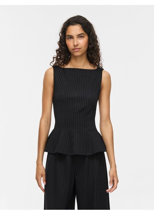 VILA Vila Vimastriba Stripe Boat Neck Top