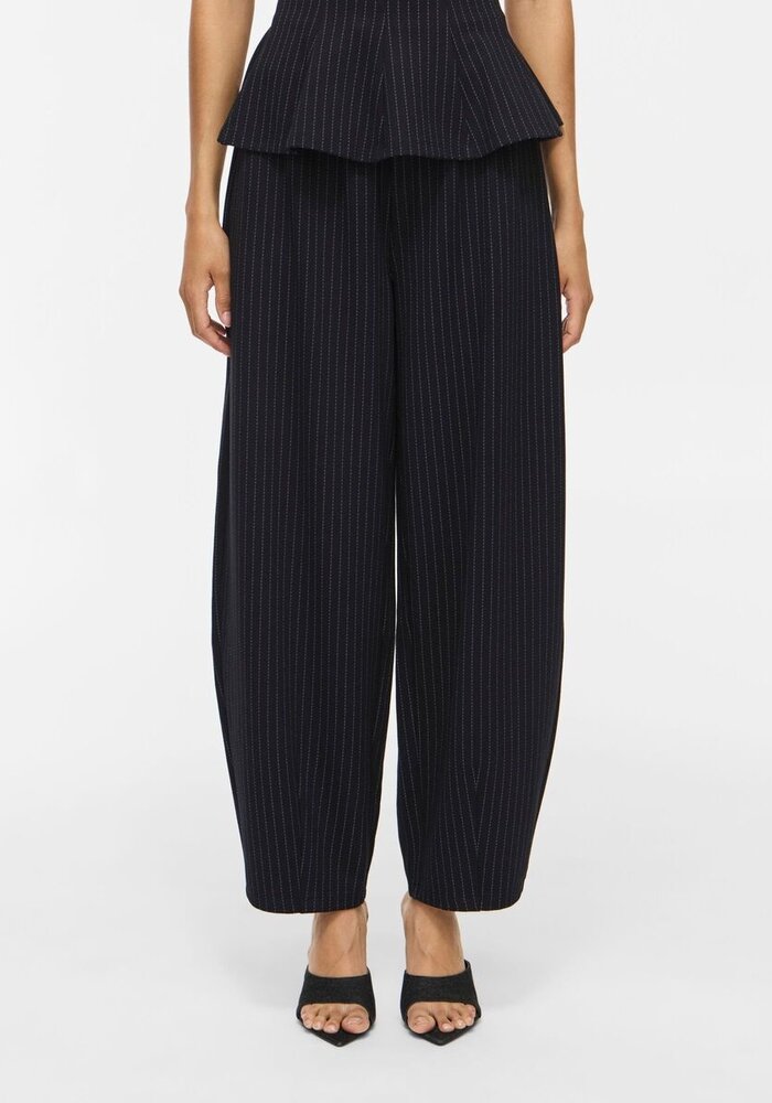 Vila Vimastriba Barrel Stripe Trousers
