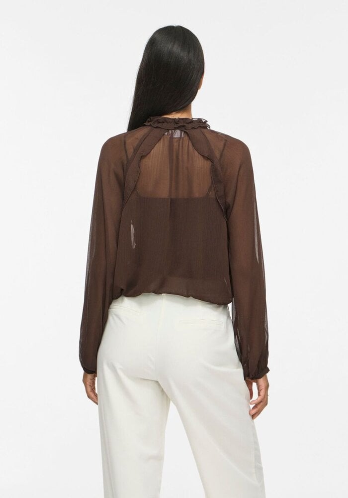 Vila Vitiro Flounce Blouse