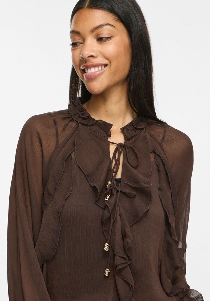 Vila Vitiro Flounce Blouse