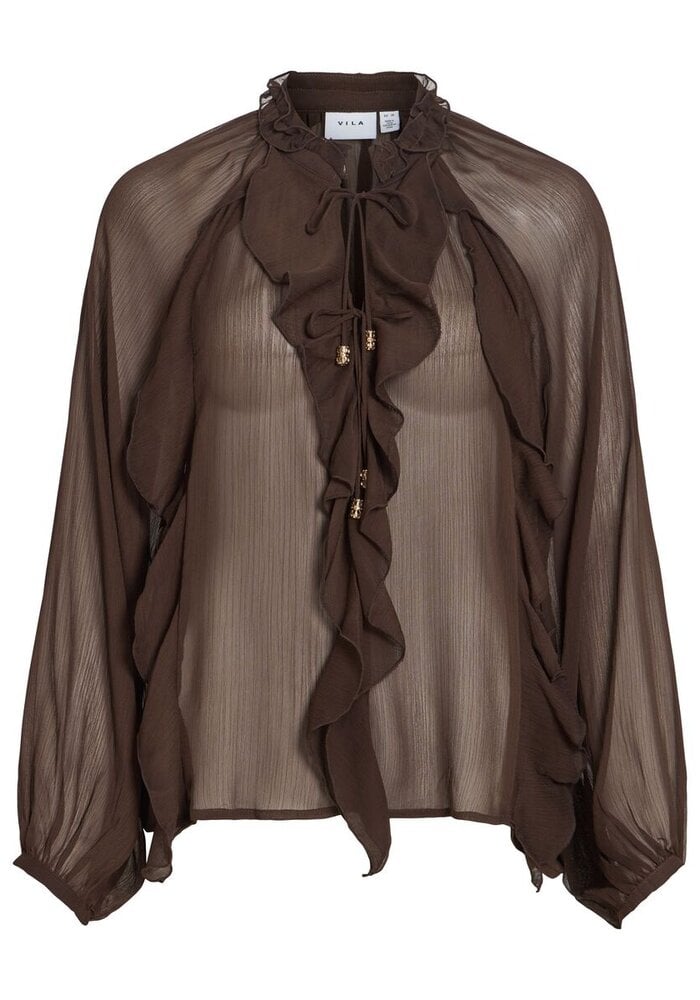 Vila Vitiro Flounce Blouse