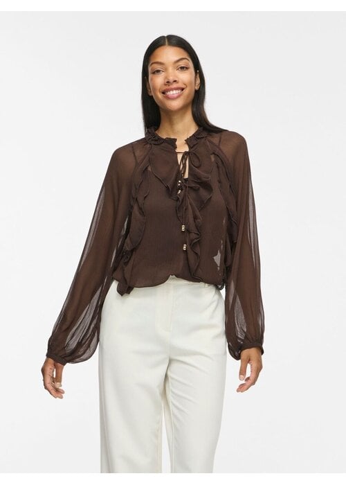 VILA Vila Vitiro Flounce Blouse