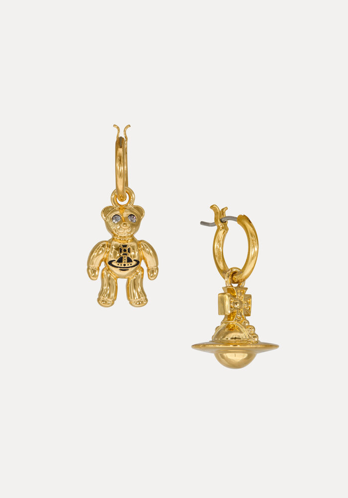 Vivienne Westwood Ruby Small Hoop Earrings 6203009J