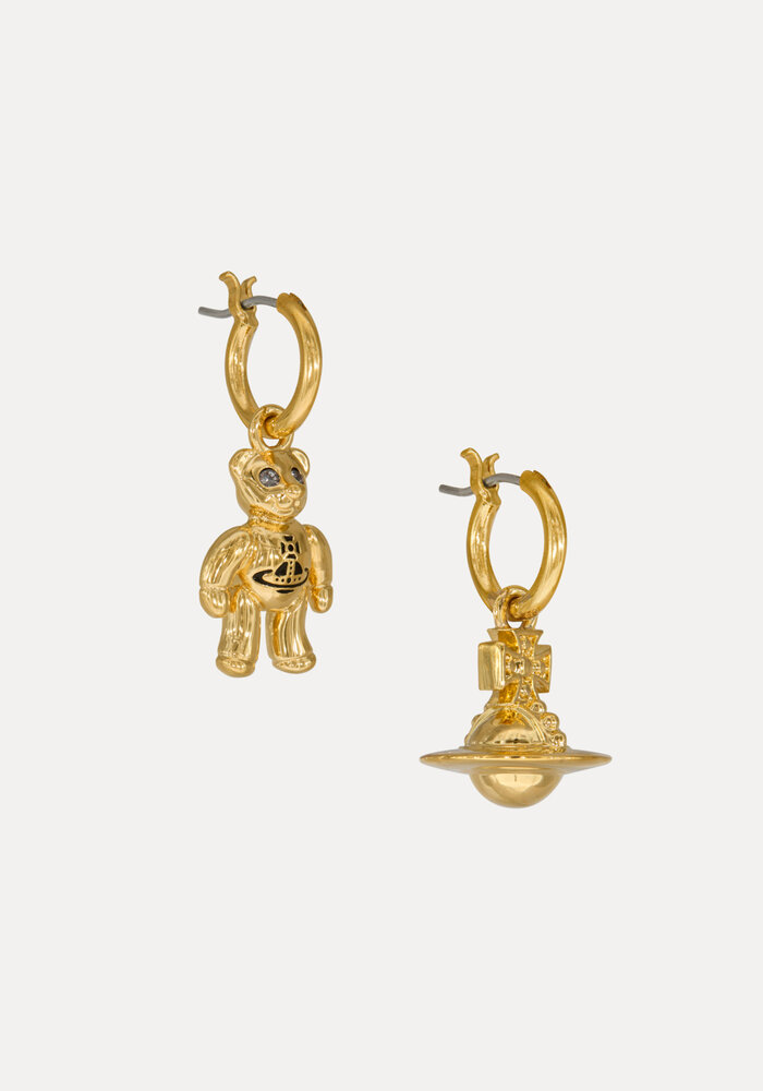Vivienne Westwood Ruby Small Hoop Earrings 6203009J