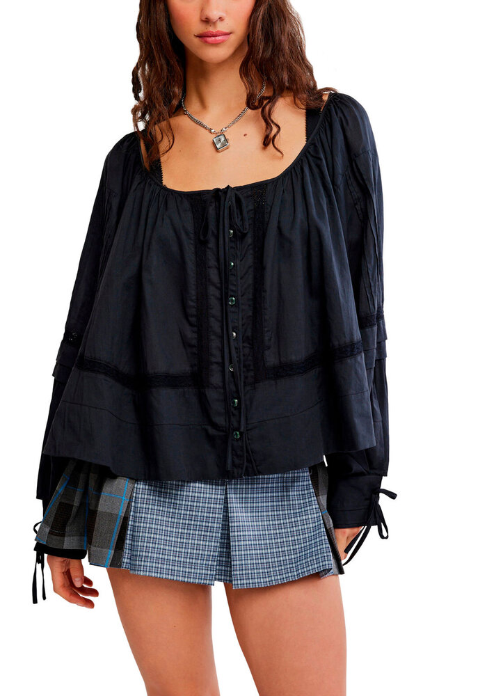Free People La Lune Blouse