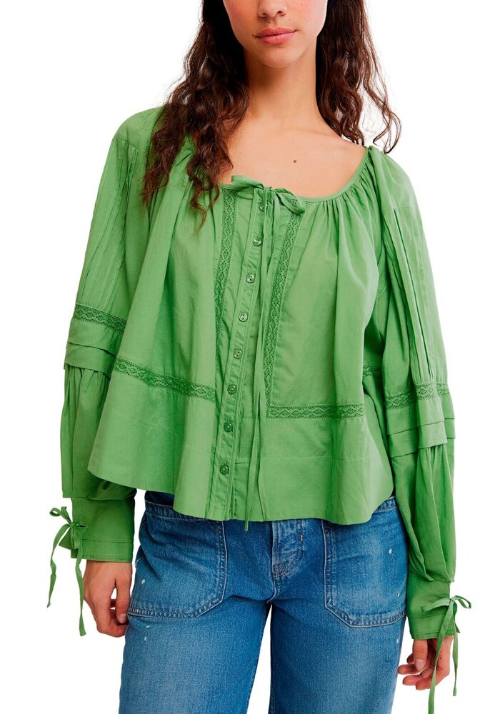 Free People La Lune Blouse