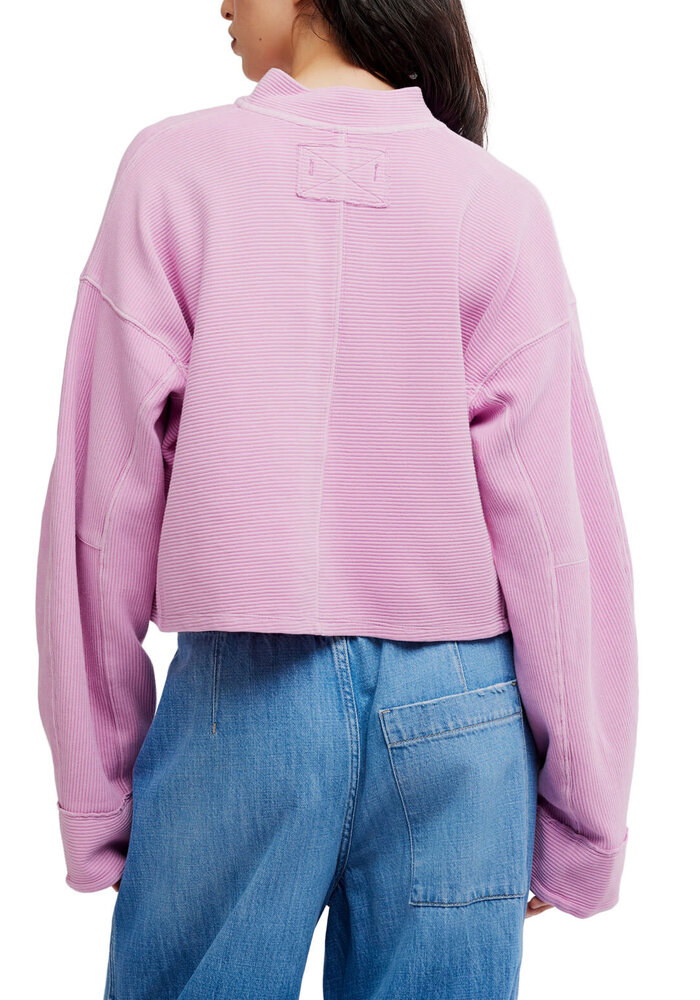 Free People Celeste Quarter Zip Sweatshirt