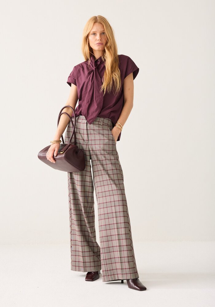 Summum Woman Check Trousers 4S3040-12482