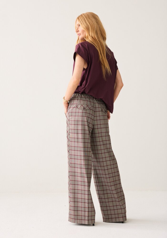 Summum Woman Check Trousers 4S3040-12482