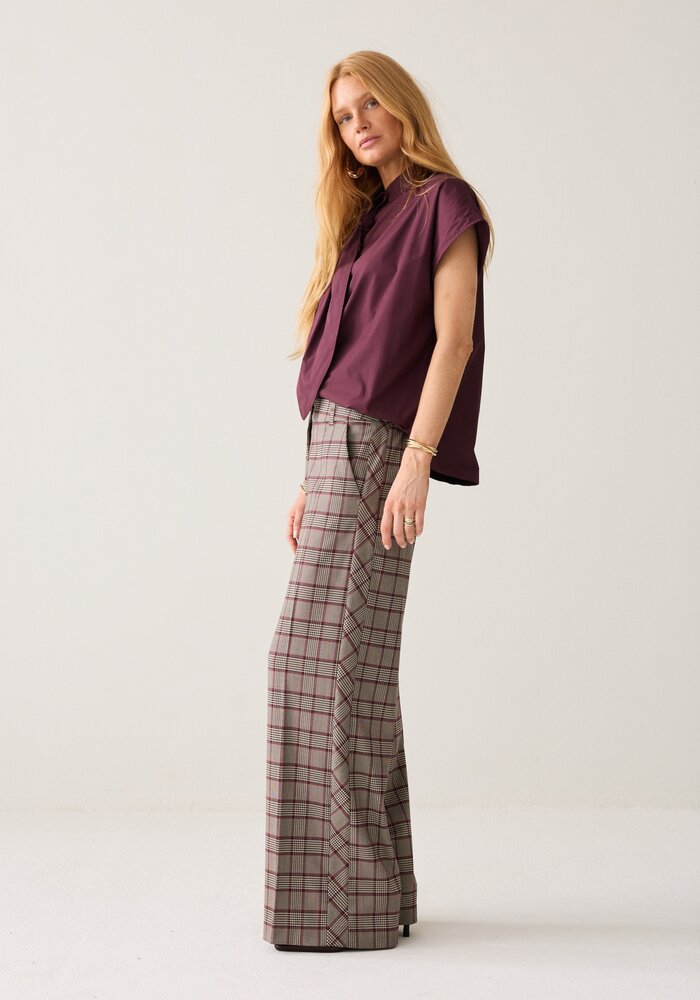 Summum Woman Check Trousers 4S3040-12482
