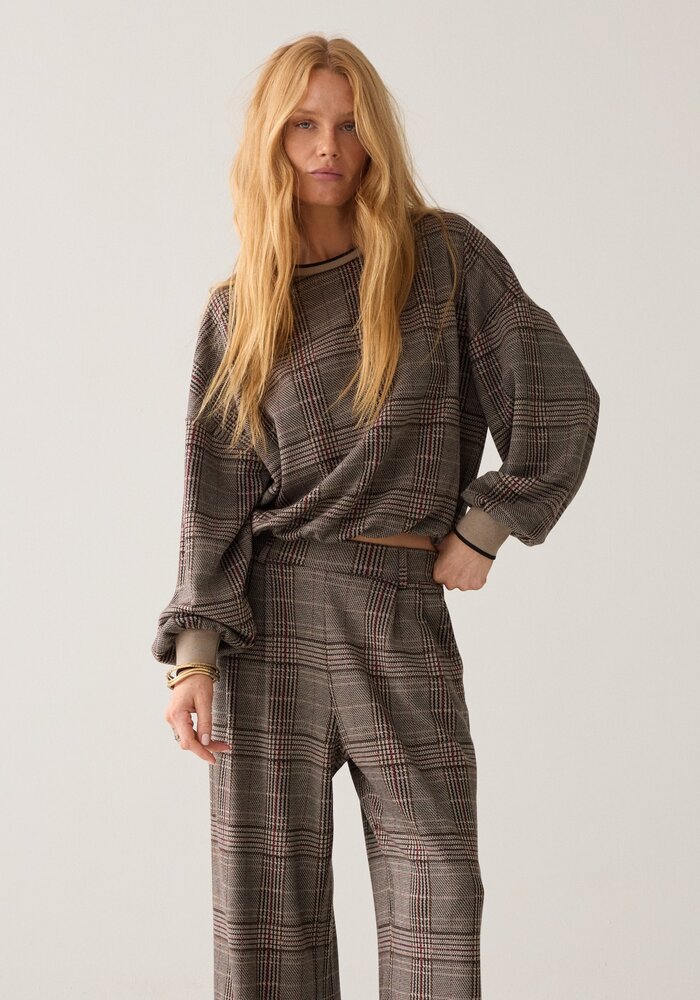 Summum Plaid Trousers 4S3020-30794