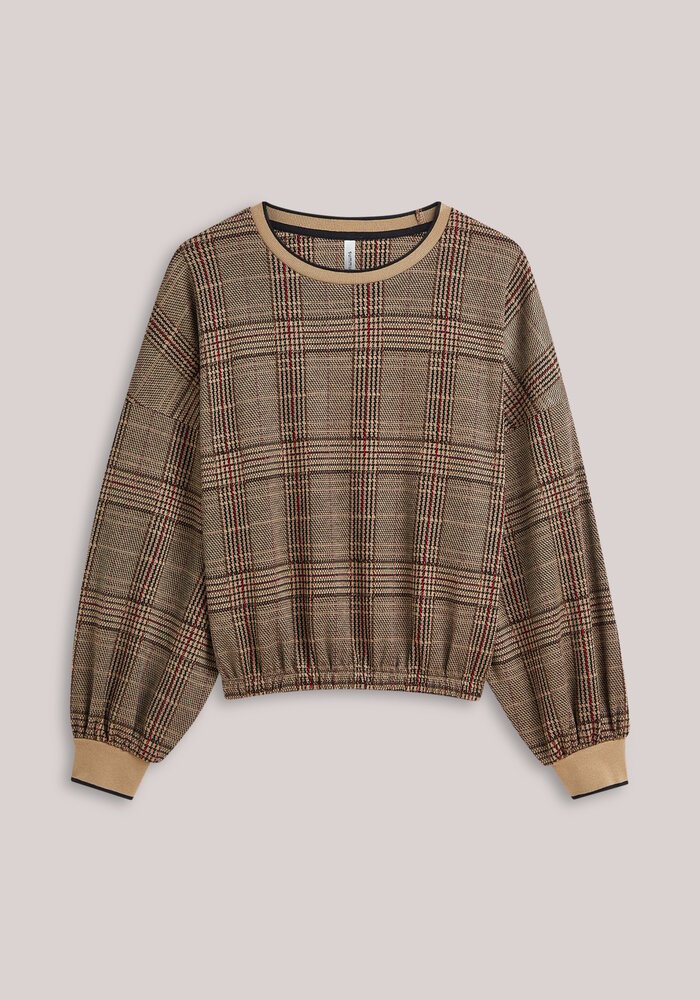 Summum Woman Plaid Sweatshirt 3S5369-30794