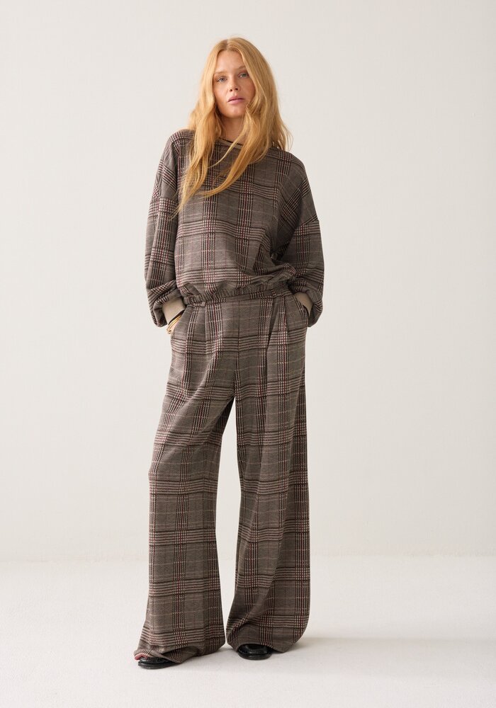 Summum Woman Plaid Sweatshirt 3S5369-30794