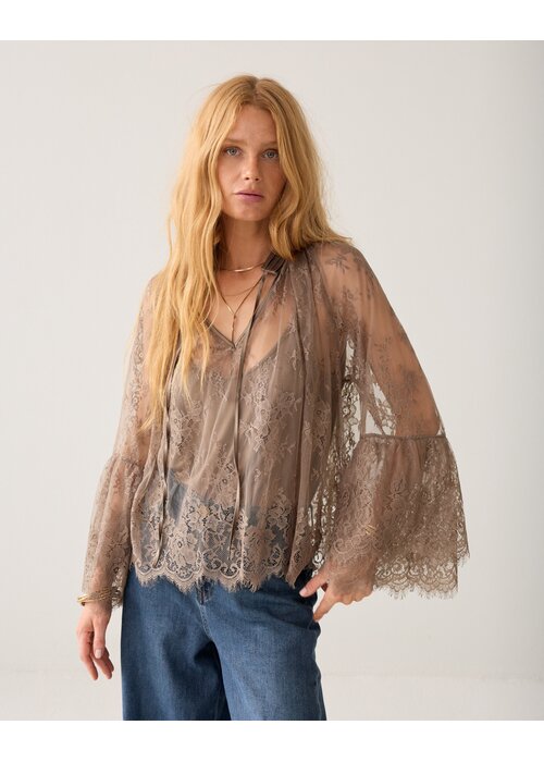 SUMMUM WOMAN Summum Woman Lace Top 2S3510-12517