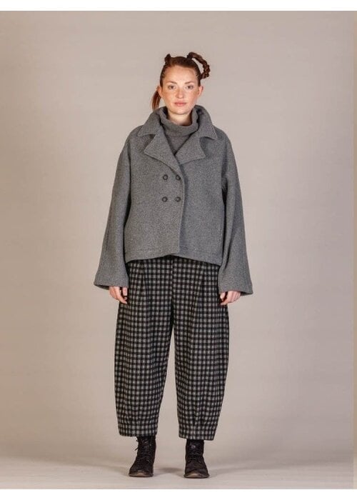 MAMA B Mama B Italy Bianco JQ Check Trousers