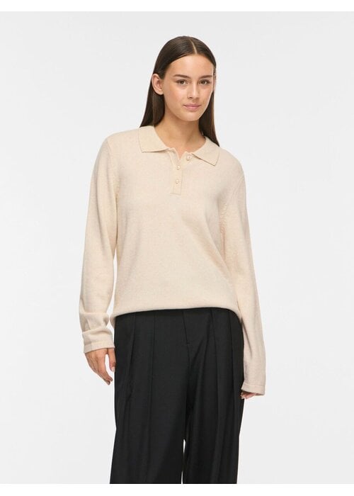 VILA Vila Viril Long Sleeve Polo Pullover