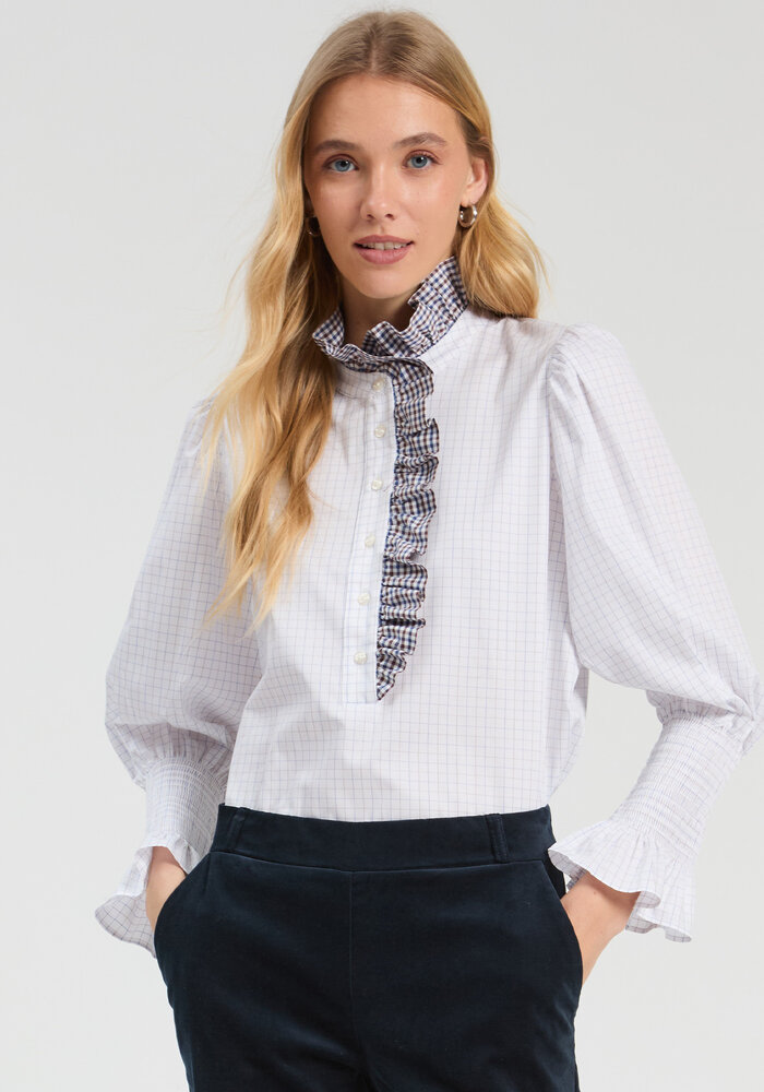 Vilagallo Mini Plaid Shirt 33985